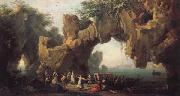 Claude-joseph Vernet View Outside Sorrento oil painting artist